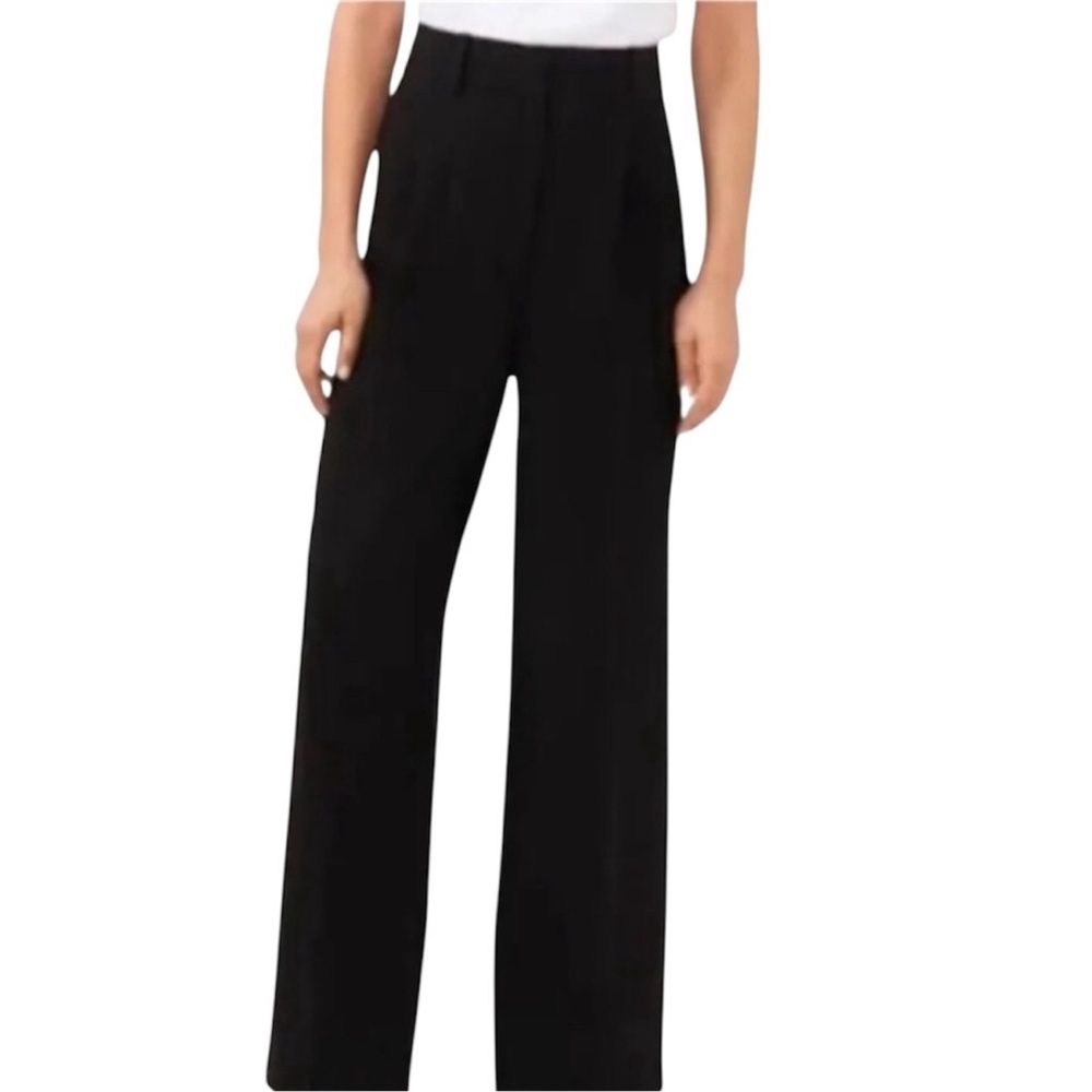 NWT Joie High Rise Straight Leg Black Pants Size 6